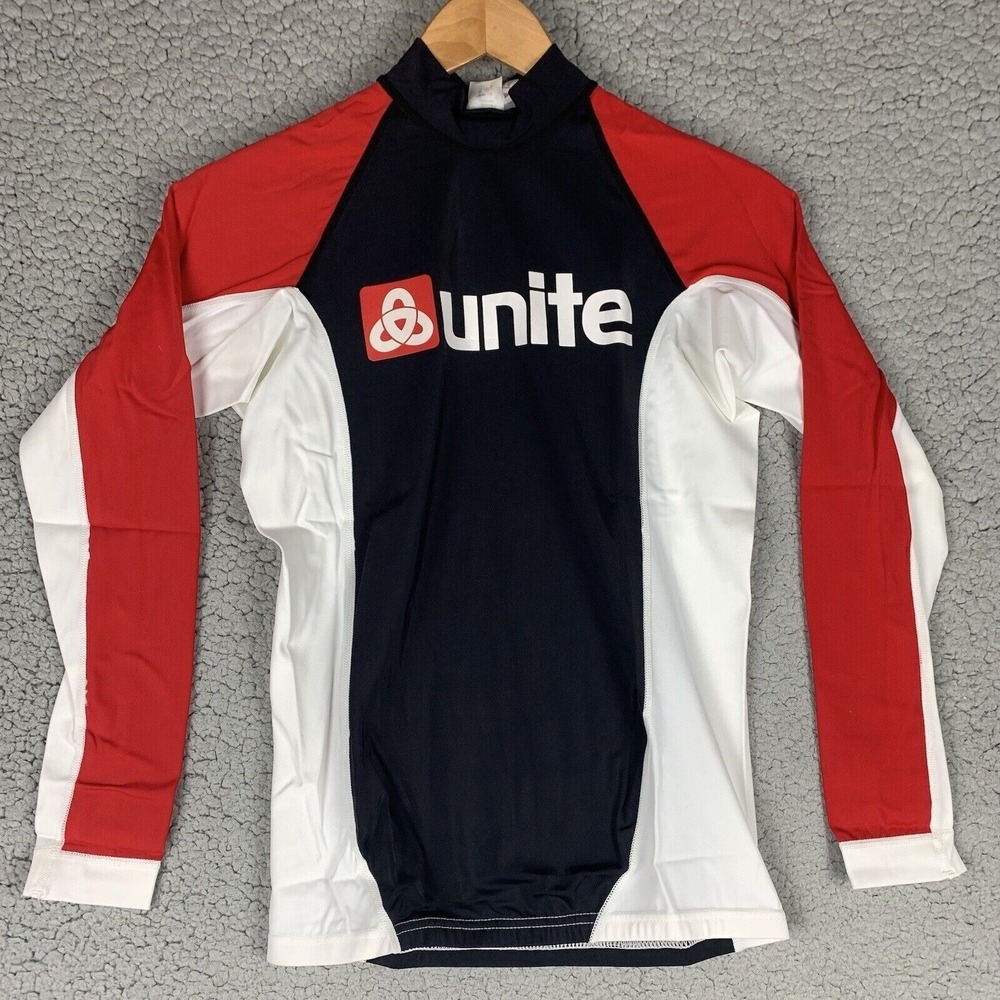 Unite Bodyboarding Rash Guard Men's Size XS Lycra Surf Rasguard‎ Long Sleeve NWT
